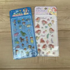 トイ・ストーリー & アリエル PUKUPUKU SEAL 2枚セット