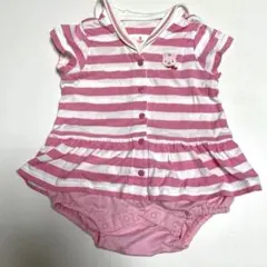 ミキハウス　ロンパース　マリン　ボーダー　70