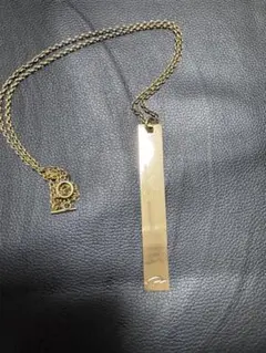 【希少】PRY 3way Plate Necklace limited gold