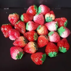 いちご型プラスチックビーズ
