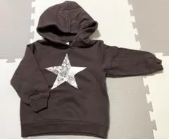 デビロック　デビラボ　プリント裏起毛プルパーカー　100