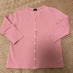 UNIQLO ピンク 七分袖 カーディガン M
