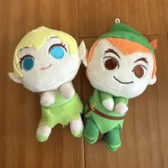 ディズニー ピーターパン ティンカーベル ぬいぐるみ 2点セット