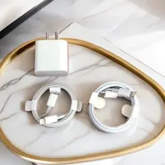 1個 充電器 2本セット iPhone タイプC 高速純正品同等 ラ Atfh0