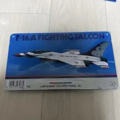 ファイティングファルコン　未使用　色えんぴつ　F16 三菱　レトロ　昭和のサムネイル