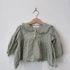 ⭐︎amo＊様 ⭐︎【美品】90cmバースデイmamaraku グリーンチェック
