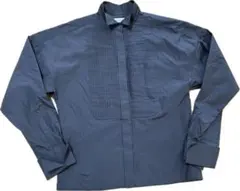 YSL イブサンローラン レディース36 フランス製 シルク混 シャツ