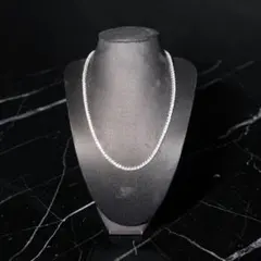 ✨最高品質✨ モアサナイト 45cm3mm テニスチェーン