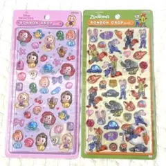 【正規品】ボンボンドロップシール　ディズニー　２種