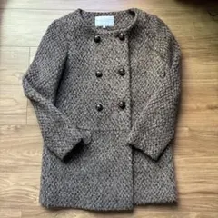 K*i様 UNITED ARROWS ノーカラーウールコート