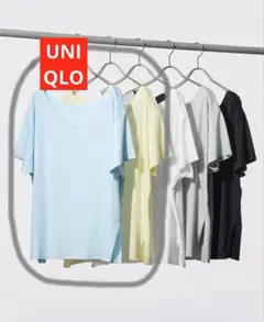 【新品２枚セット】ユニクロ　3XL AIRism Tシャツ 半袖 エアリズム