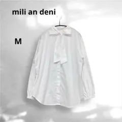 mili an deni リボンタイ　長袖　ブラウス　バルーンスリーブ　Mのサムネイル