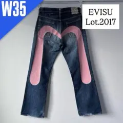EVISU No.1 2000 W30×35 ピンク大黒　ビックカモメ EVISU 大黒 ビッグカモメピンク