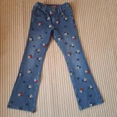 Daddy oh Daddy ミッキー&ミニー柄デニムパンツ