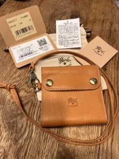 【新品未使用】IL BISONTE ネックウォレット