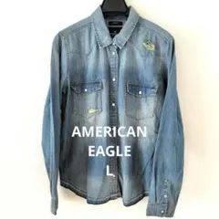 AMERICAN EAGLE デニムシャツ Lのサムネイル