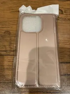 iPhone15Pro 手帳型　ケース　ピンクゴールド