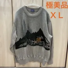 極美品 GIOVANNI UOMO ニット 日本製 セーター ウール100 XL