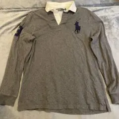 Polo by Ralph Lauren グレー M ラガーシャツ