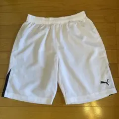 PUMA プーマ サッカーパンツ ハーフパンツ ホワイト サイズM