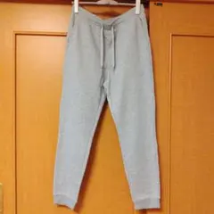 グレー ジョガーパンツ ドローストリング付き