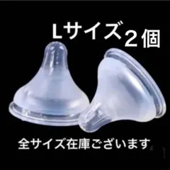 母乳実感　シリコン乳首　代替品　L 2
