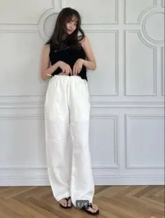 新品未使用 marno calina pants ネイビー サイズ0 丸林広奈 - メルカリ