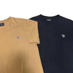 Paul Smith ゼブラ刺繍 半袖Tシャツ XL/M 2枚セットのサムネイル