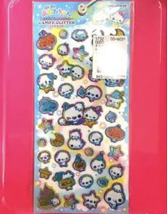 キャンディグリッターステッカー　あわわちゃん　グリッターシール　正規品、
