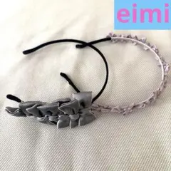 eimi カチューシャ　レア☆ヘッドドレス2点セット　アイミィ　アイミー