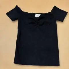 COTTON:ON ブラック オフショルダー Tシャツ Sのサムネイル