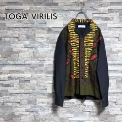 TOGA VIRILIS 19AWペイズリータイガー柄オープンカラーシャツ 46のサムネイル