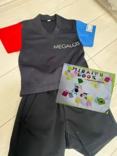 【1度使用のみ】メガロス　ミライク体操服&ミライクブック
