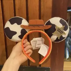 即日発送❣️ 香港ディズニー　トイストーリー　ウッディカチューシャ