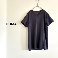 PUMA ネイビー　Vネック Tシャツ サイズ160 トレーニングウェアのサムネイル