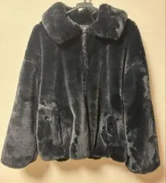 COLZA フェイクファーコート ブラック
