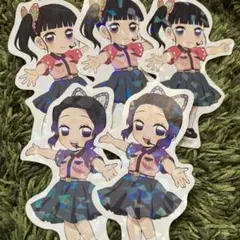 鬼滅の刃 東京ドームシティ　縁日シール　しのぶカナヲセット