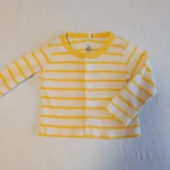 プチバトー　PETIT BATEAU　オーガニックコットン カーディガン
