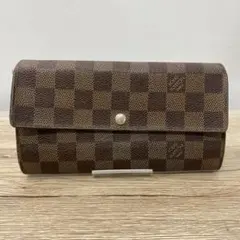 LOUIS VUITTON ダミエ ポルトフォイユサラ 長財布 C333