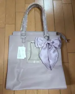 riridear リリディ 推し活トートバッグ パープル (タグあり)