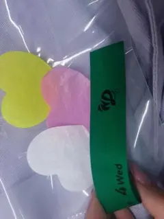 【美品‼︎ハート付き】なにわ男子 銀テープ　緑　大橋和也　voyage