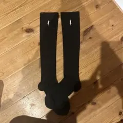 バスケットボール用 ブラックロングソックス