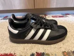 adidas Samba ブラック/ホワイト スニーカー20cm