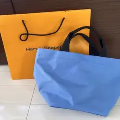 美品　Hervé Chapelier トートバッグ ブルーのサムネイル