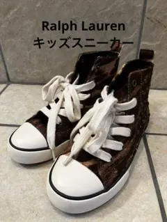 Ralph Lauren ヒョウ柄スニーカー　19cm 美品のサムネイル