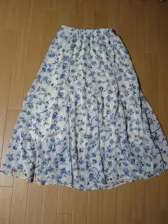 ジーナシス　花柄ロングスカート