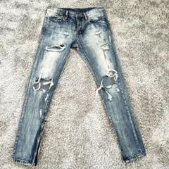 MLVINCE ダメージ加工 デニムパンツ 30 - メルカリ
