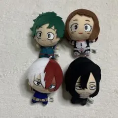 ヒーローアカデミア ちびぐるみ　ぬいぐるみ4体セット