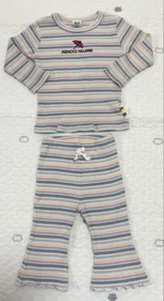 アーノルドパーマボーダー柄セットアップ80と90カットソーパンツロンT