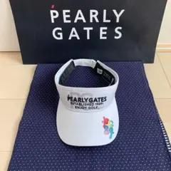 PEARLY GATES バイザー ホワイト(最終価格)